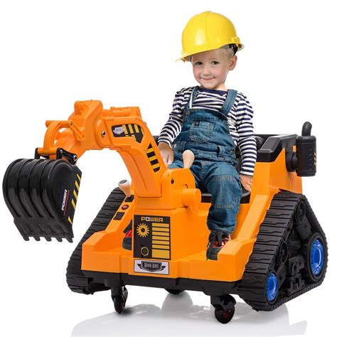 riding excavator for kids